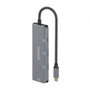 Aisens Hub USB-C 3.2 Gen2 10Gbps con 3xUSB-A y 1xUSB-C Gris